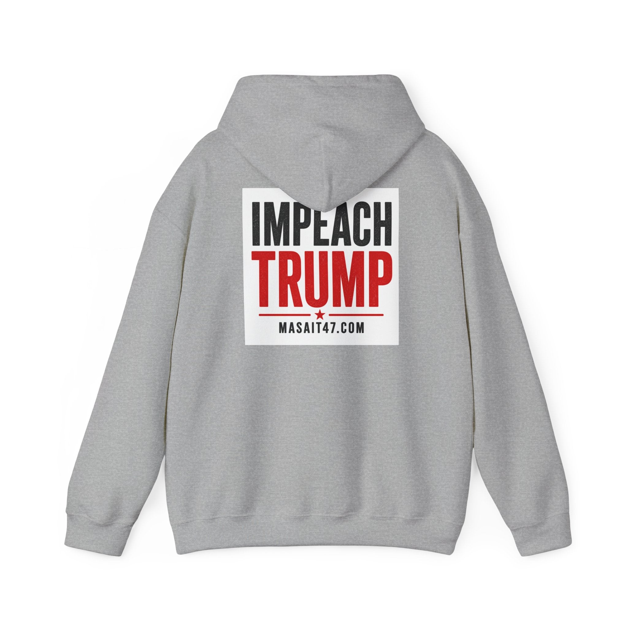 Impeach Trump Hoodie — MASAIT Classic Logo Hoodie