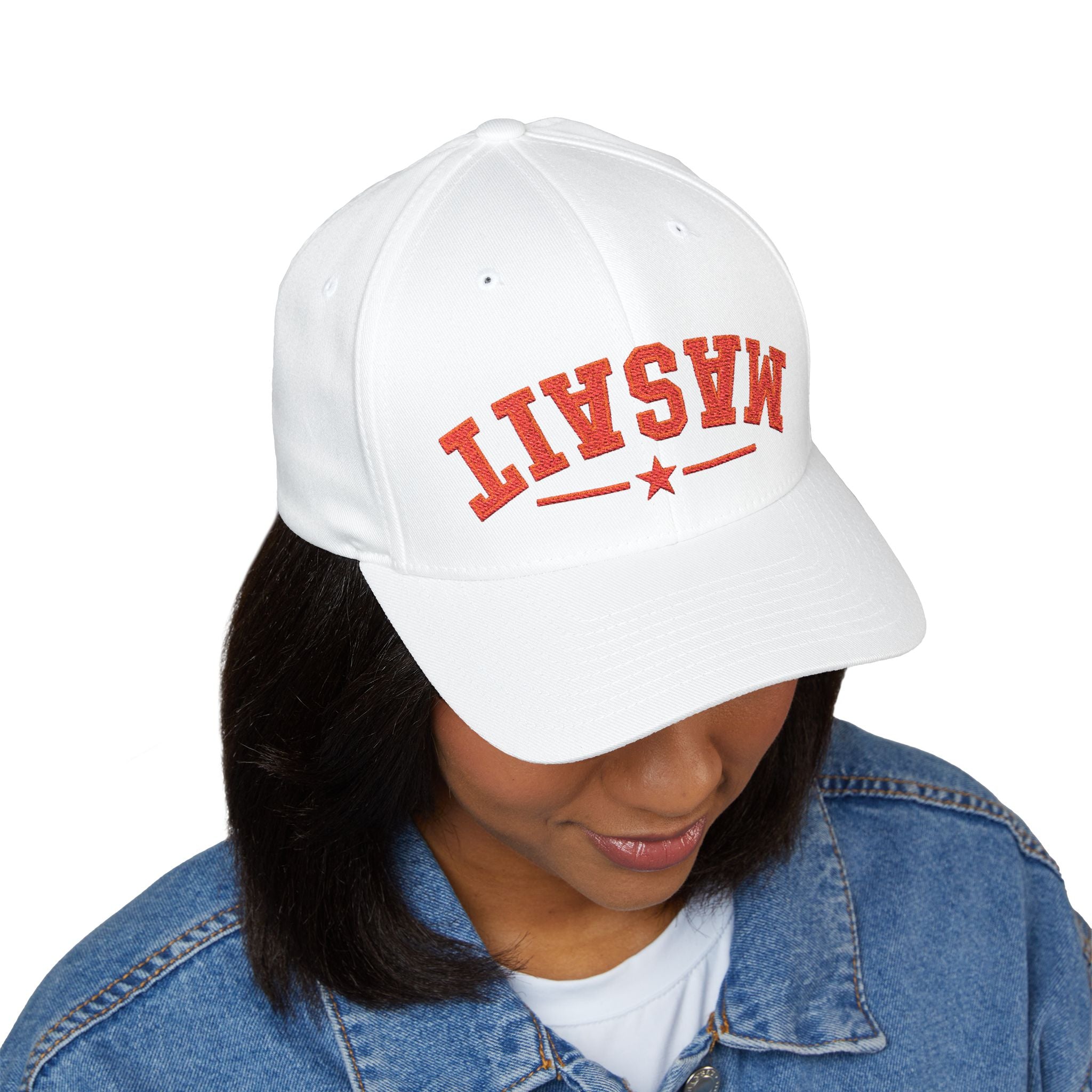 Stand out and support the movement with the official Upside Down MASAIT Baseball Hat