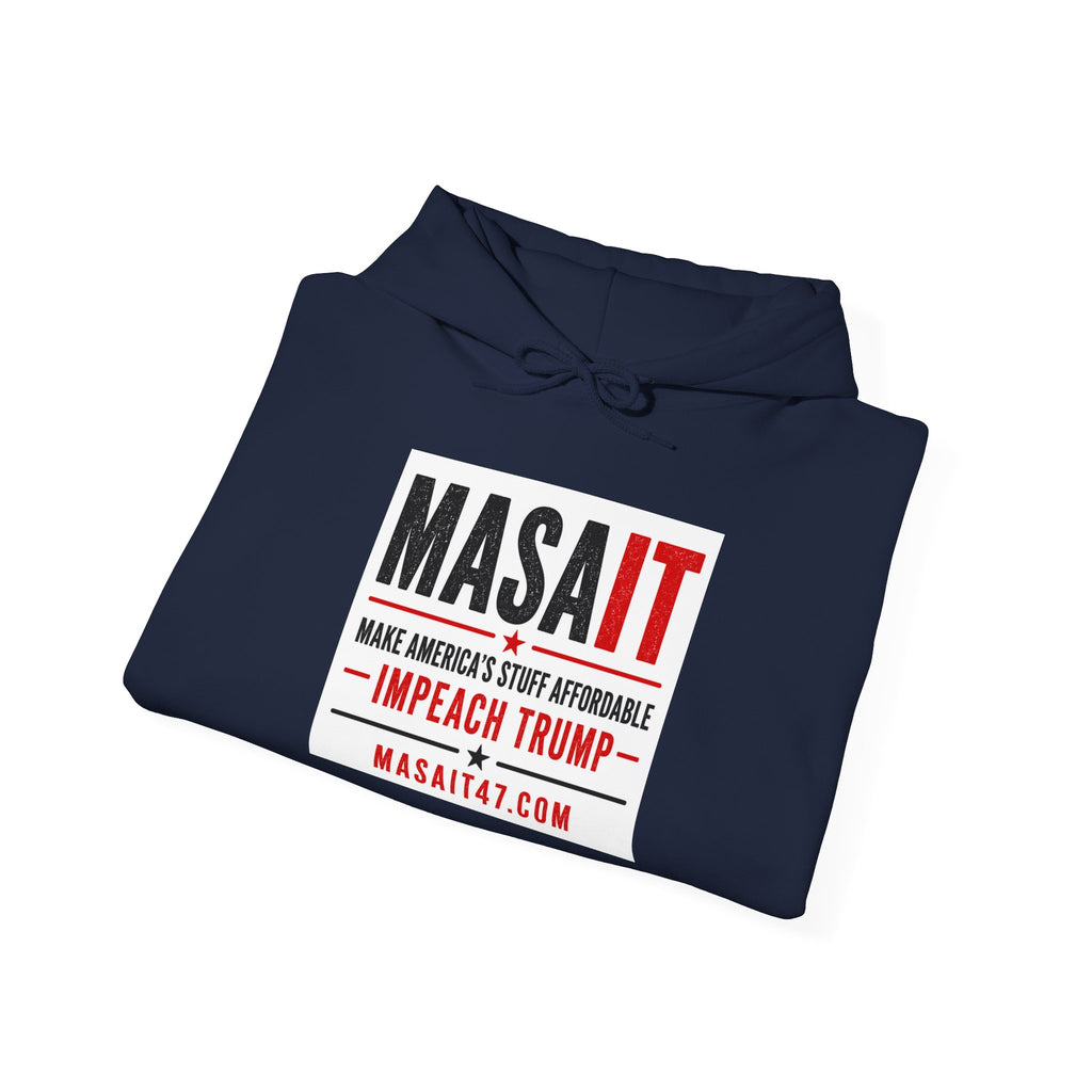 Impeach Trump Hoodie — MASAIT Classic Logo Hoodie
