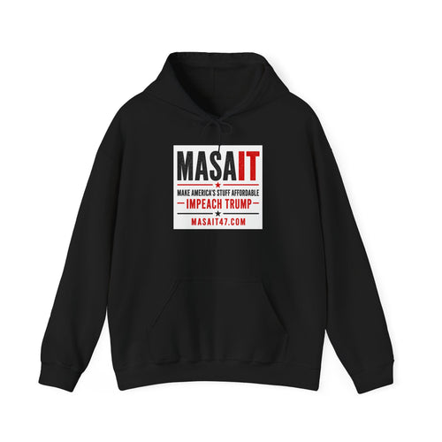 Impeach Trump Hoodie — MASAIT Classic Logo Hoodie