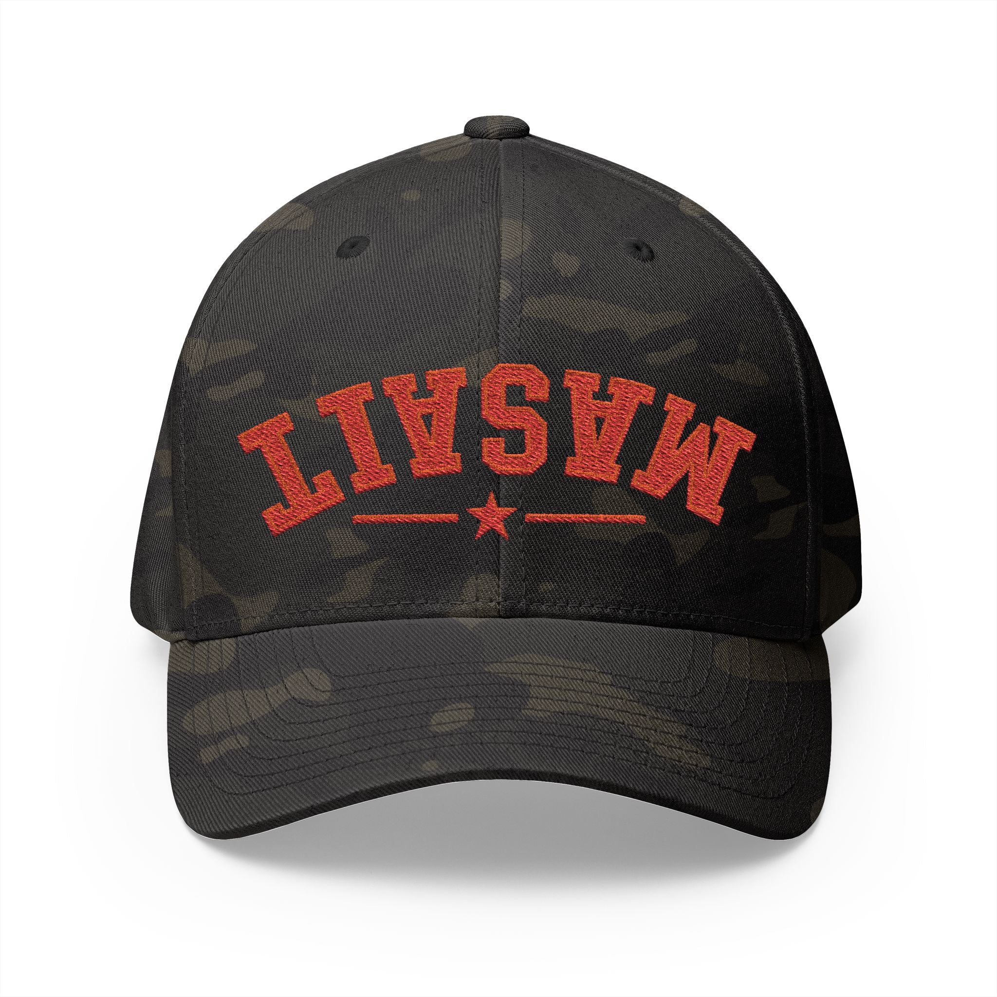 Stand out and support the movement with the official Upside Down MASAIT Baseball Hat