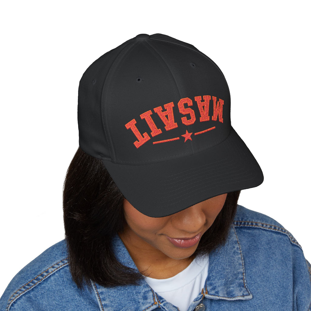 Stand out and support the movement with the official Upside Down MASAIT Baseball Hat
