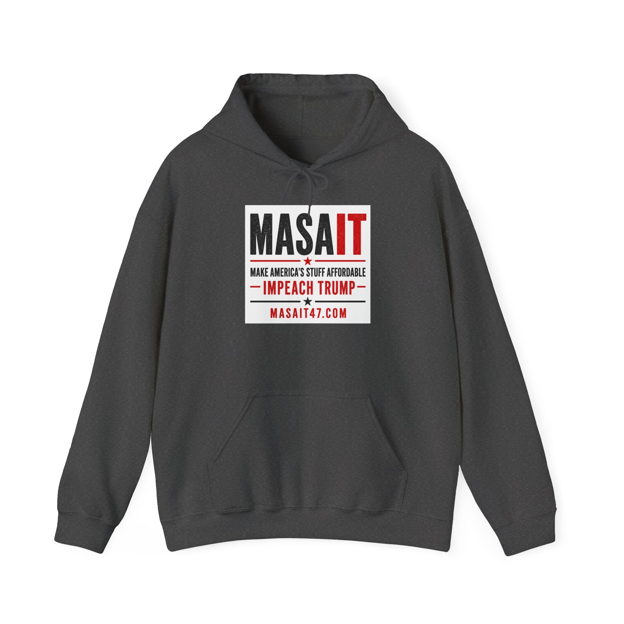 Impeach Trump Hoodie — MASAIT Classic Logo Hoodie