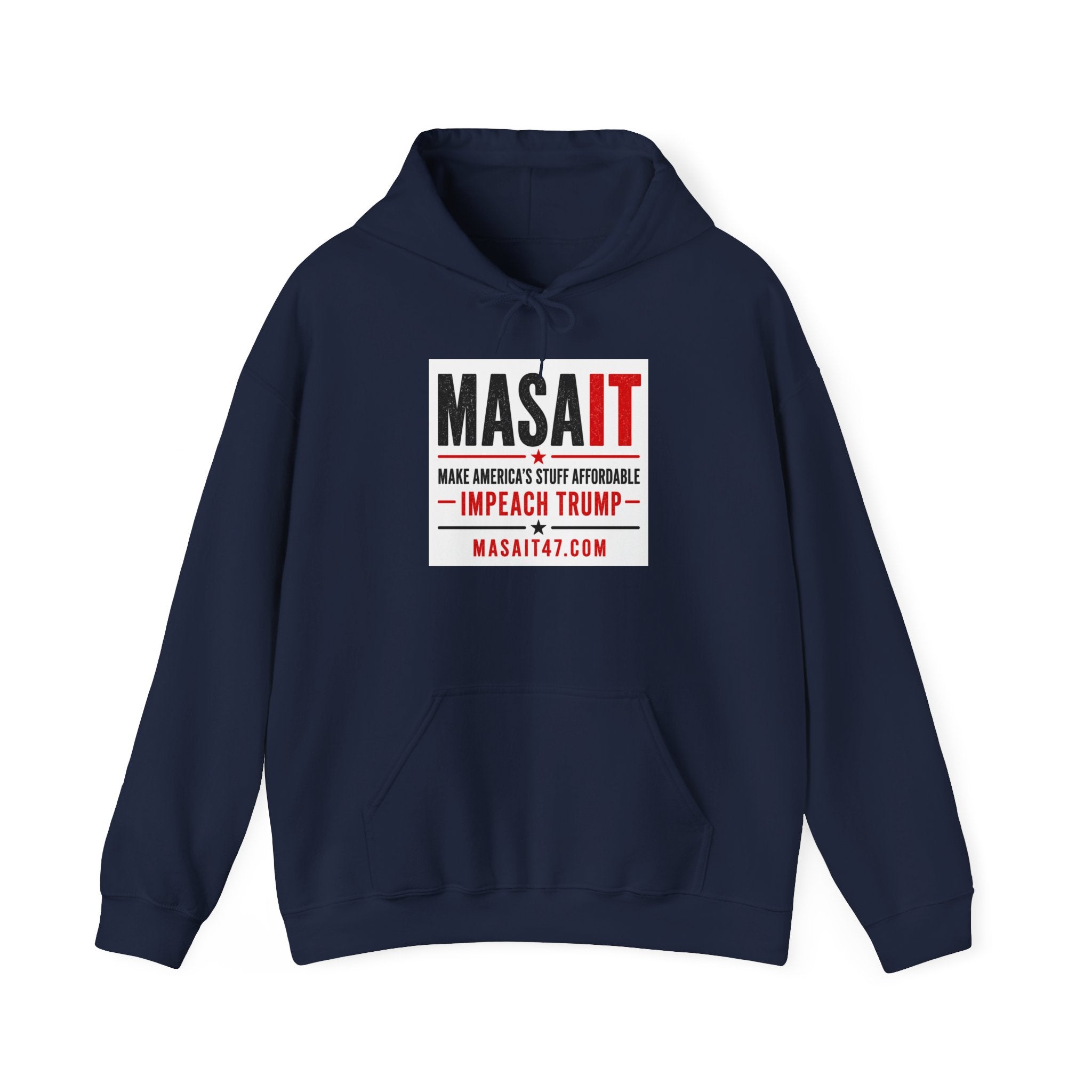 Impeach Trump Hoodie — MASAIT Classic Logo Hoodie