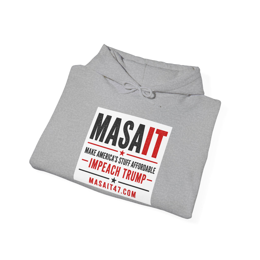 Impeach Trump Hoodie — MASAIT Classic Logo Hoodie