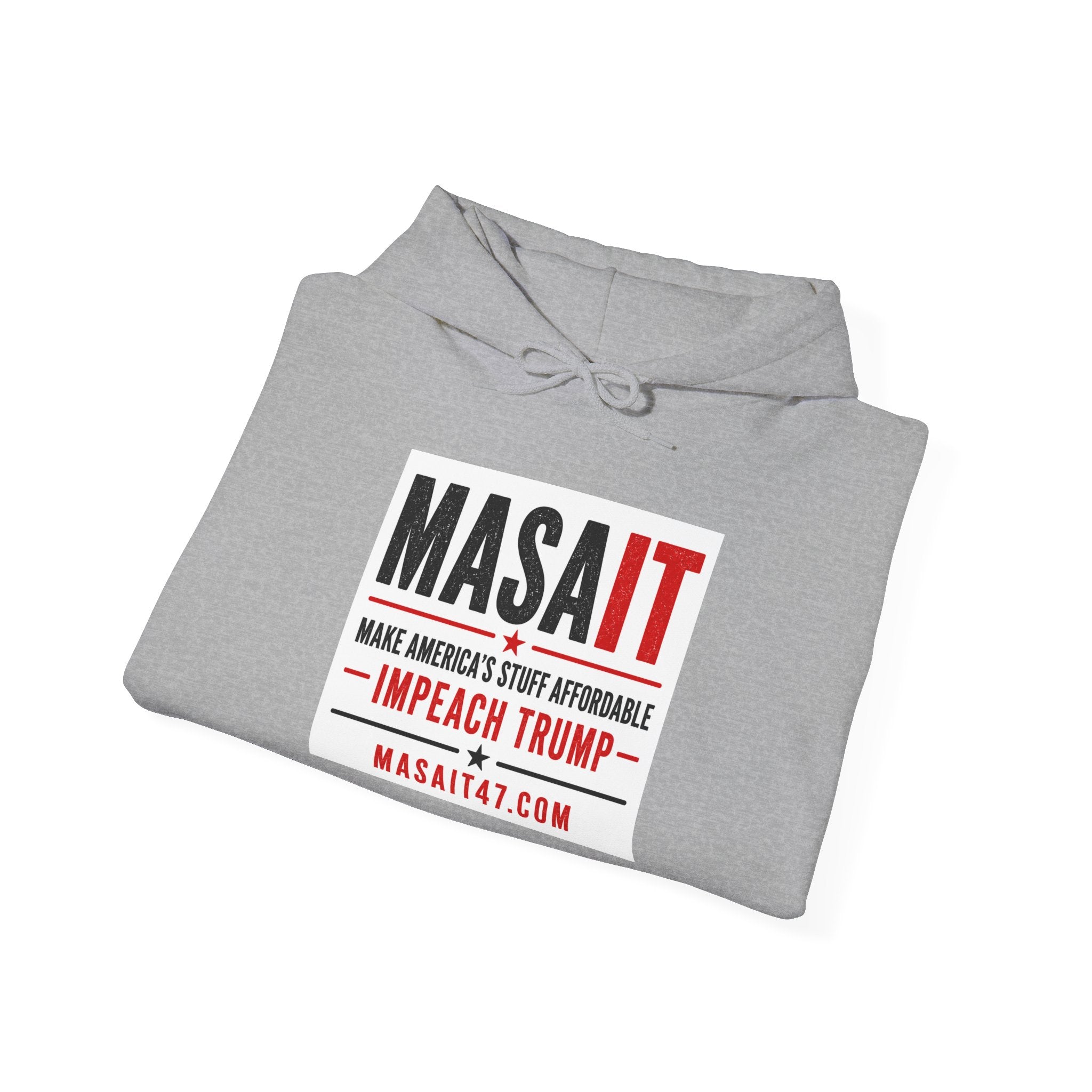 Impeach Trump Hoodie — MASAIT Classic Logo Hoodie