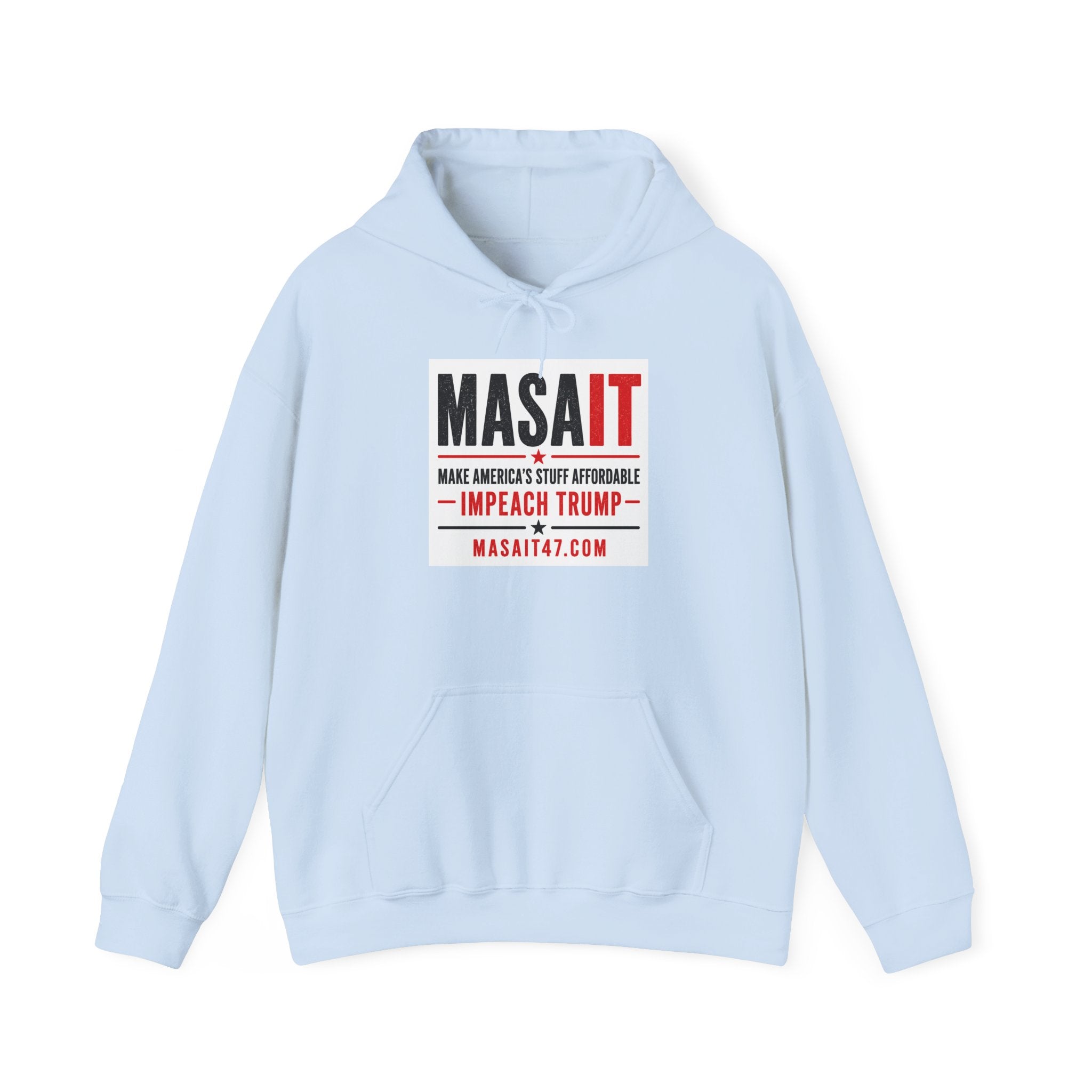 Impeach Trump Hoodie — MASAIT Classic Logo Hoodie