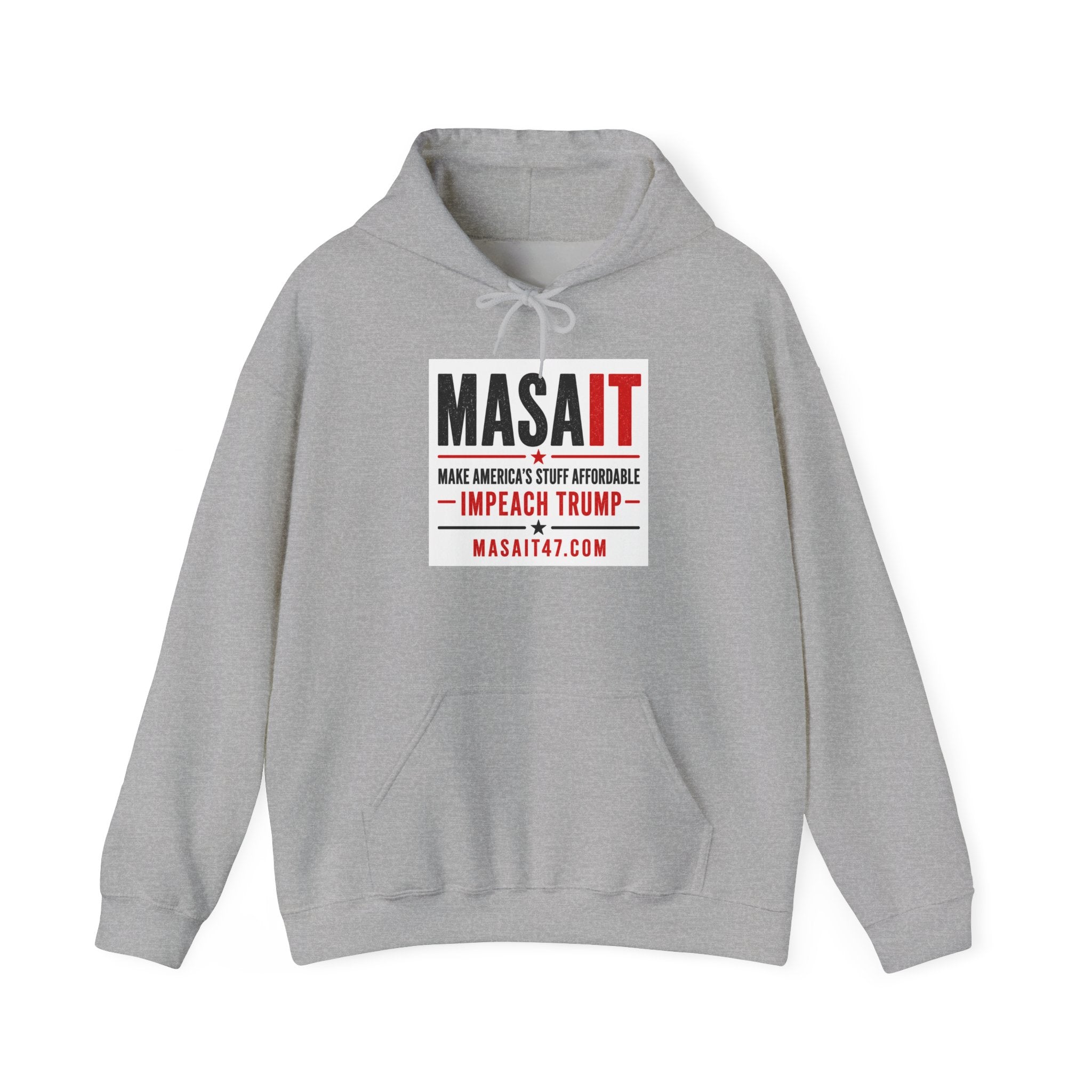 Impeach Trump Hoodie — MASAIT Classic Logo Hoodie